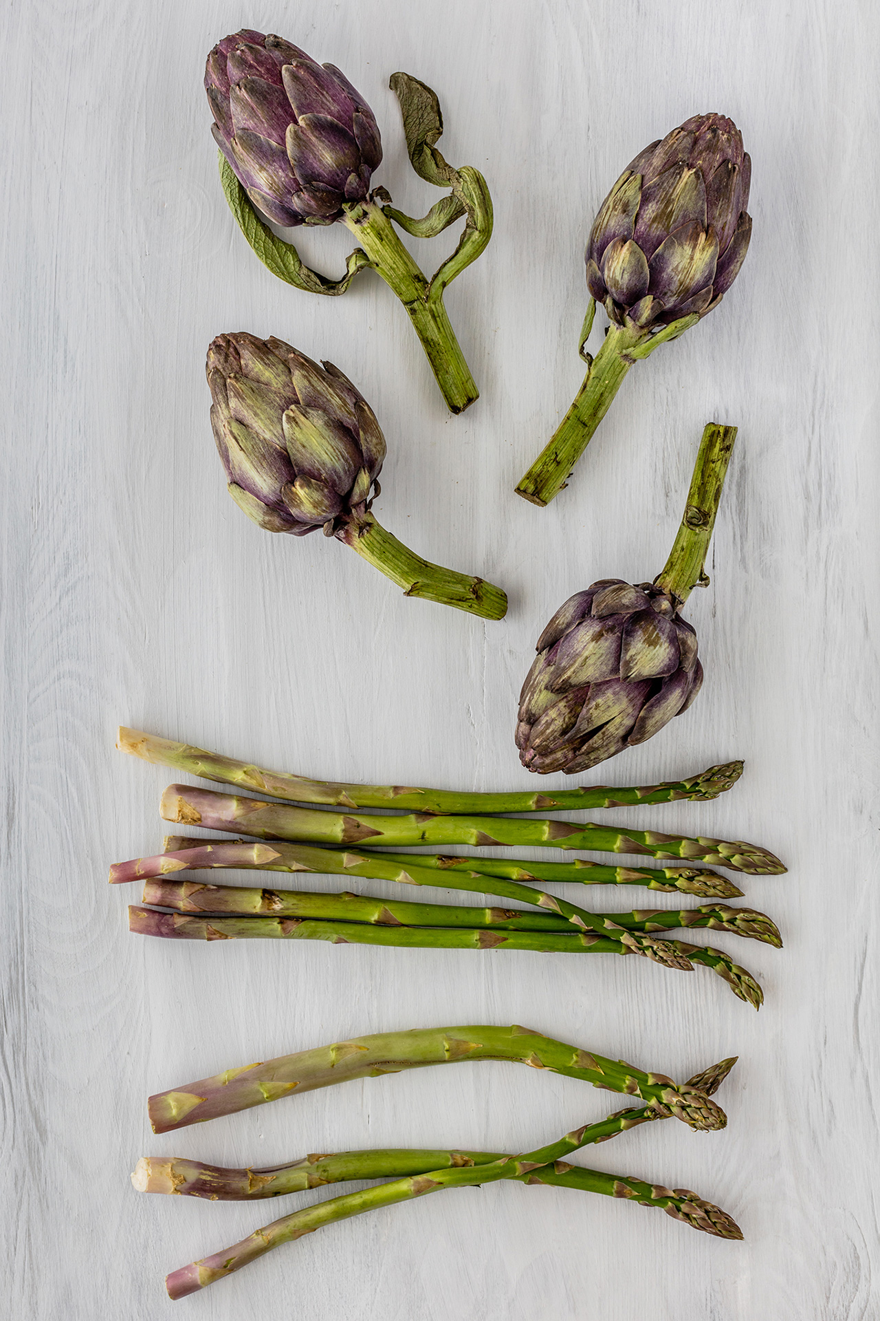 Jon Kempner - Food Photographerm - Artichokes and Asparagus